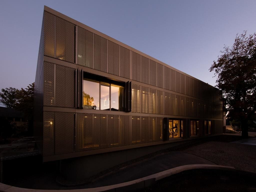 Voorkant van accommodatie