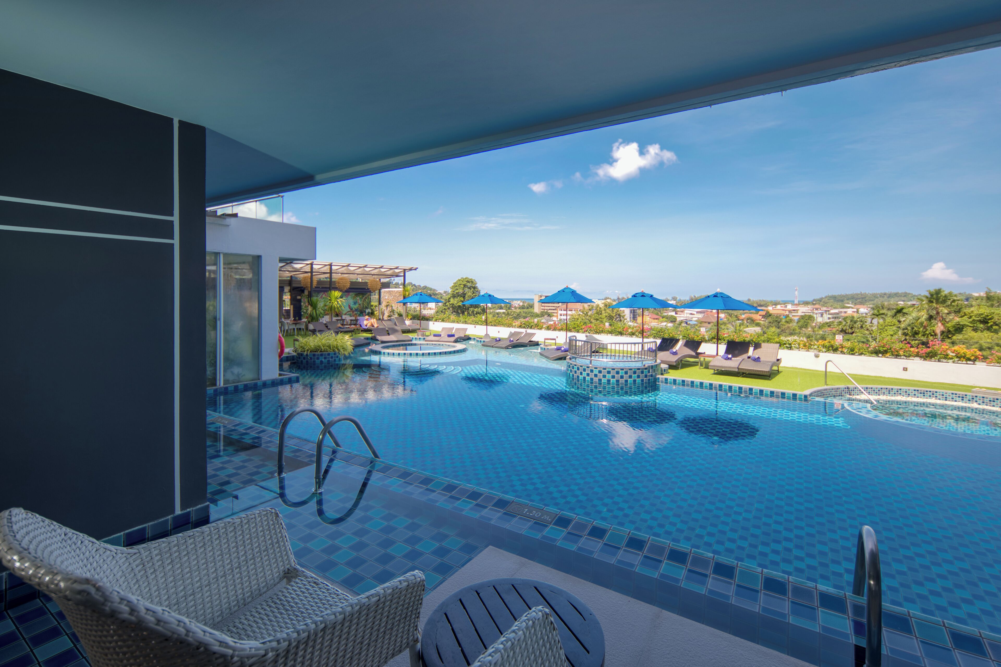 deluxe pool access room | view from room