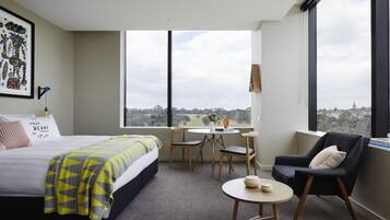 Room, 1 King Bed, Park View, Corner (Larwill) | Premium bedding, minibar, in-room safe, individually decorated