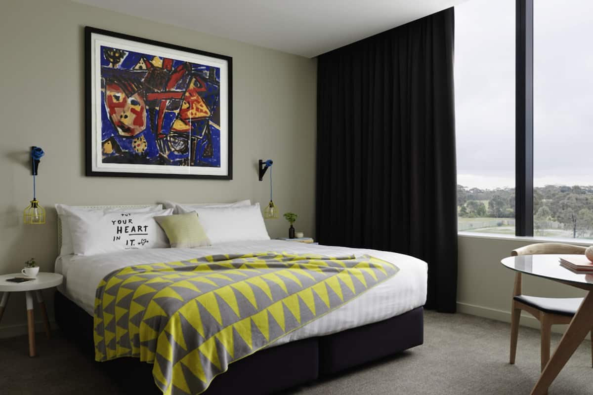 Room, 1 King Bed, Park View (Larwill) | Premium bedding, minibar, in-room safe, individually decorated