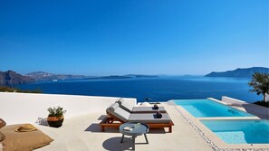 Amaya Serenity Villa Private Pool - Caldera View | Terrace/patio - Amaya Selection of Villas (Santorini)