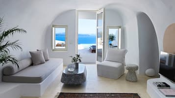 Amaya Serenity Villa Private Pool - Caldera View | Coin séjour