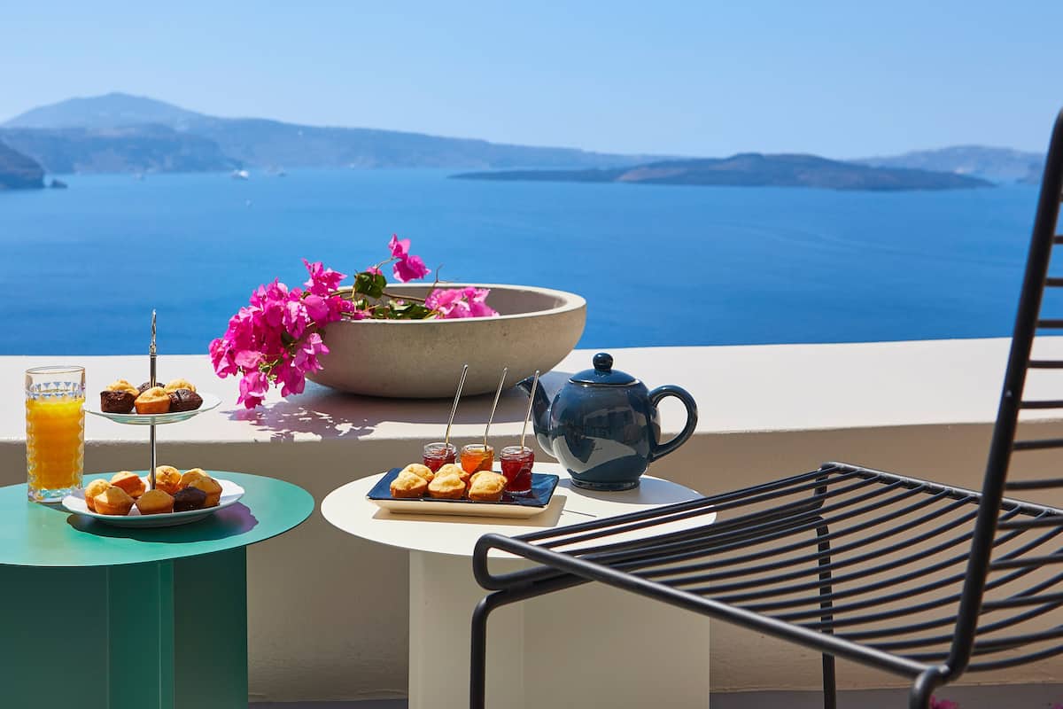 Amaya Harmony Villa Caldera View - Outdoor Hot Tub | Terrace/patio