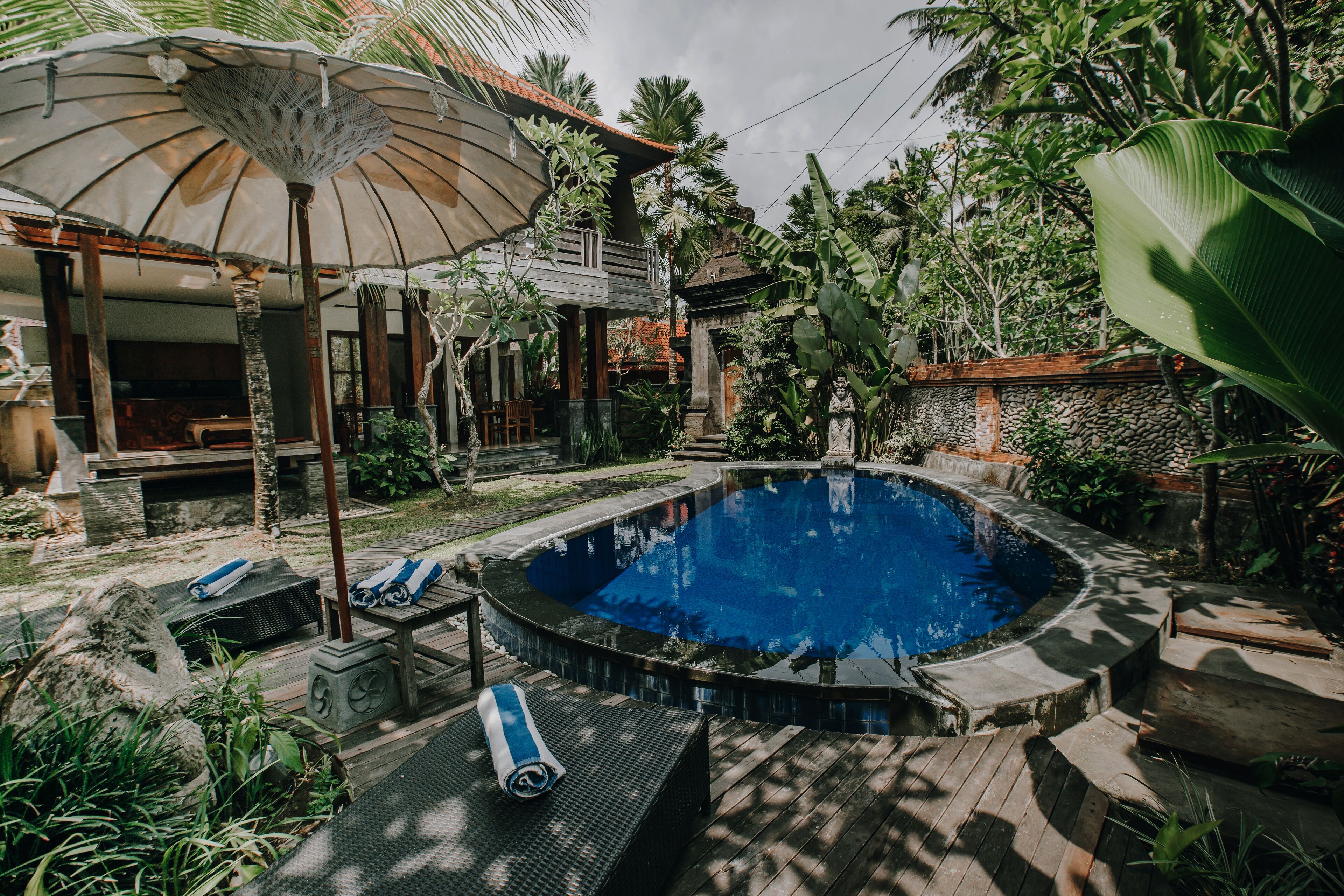 villa, 2 bedrooms, private pool | view from room