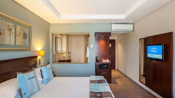 In-room safe, desk, blackout curtains, iron/ironing board