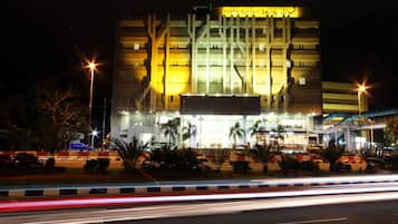 Front of property – evening/night