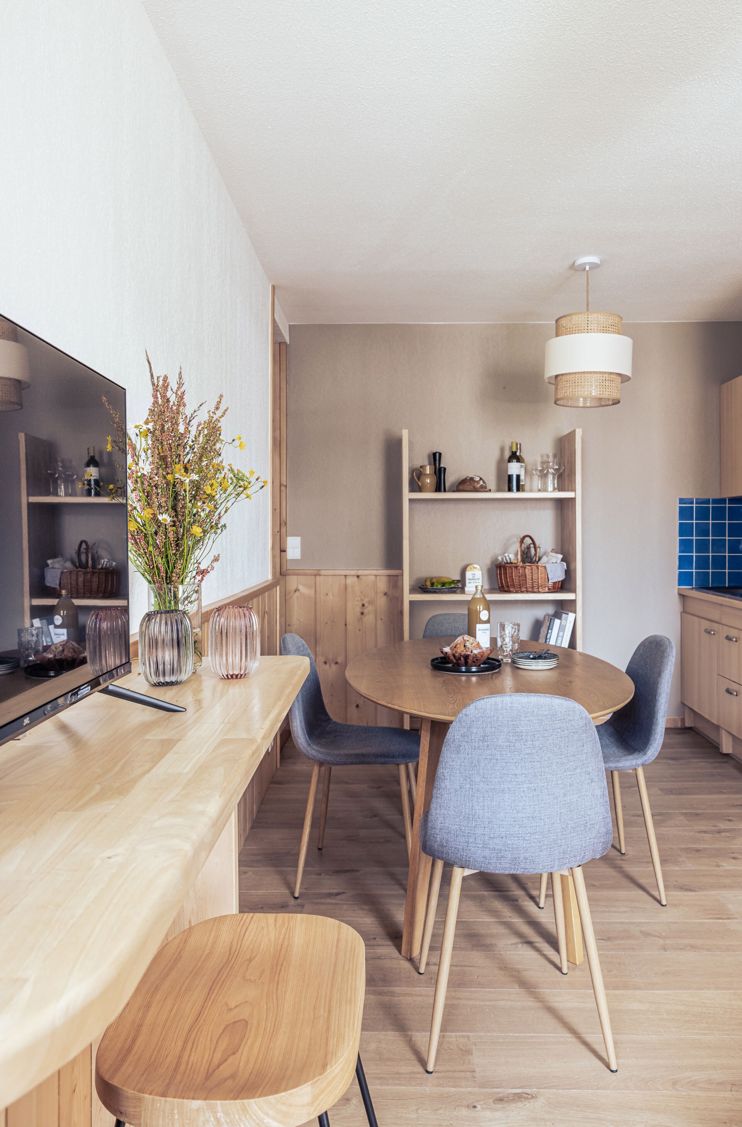 Apartment, 2 Bedrooms | Living area | 80-cm flat-screen TV with cable channels, TV