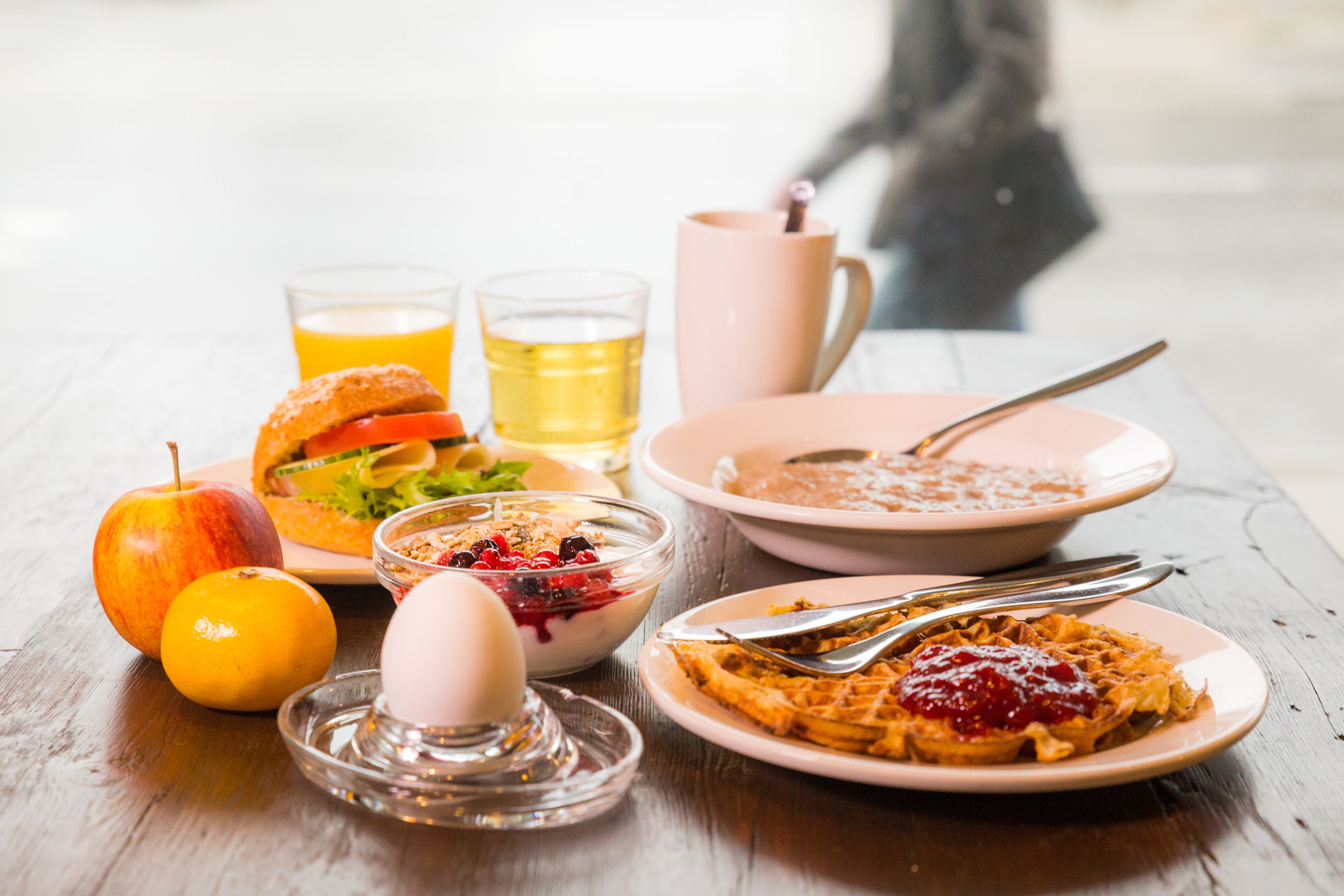 daily buffet breakfast (eur 12 per person)