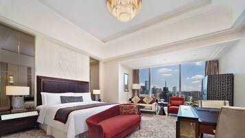 Chambre, 1 trĂšs grand lit (View) | Vue de la chambre