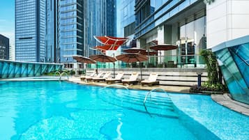 Indoor pool, seasonal outdoor pool