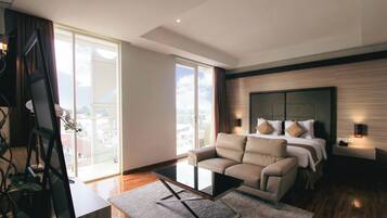 Premium Suite, 2 Bedrooms | In-room safe, desk, soundproofing, free WiFi