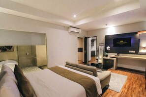 Premium Suite, 2 Bedrooms | In-room safe, desk, soundproofing, free WiFi