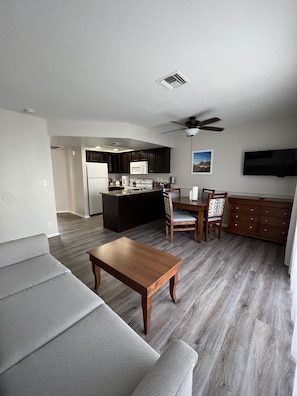 Standard Room, 1 Bedroom | Living room | Flat-screen TV, DVD player - GetAways at Havasu Dunes Resort (Lake Havasu City)