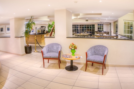 Sala de estar en el lobby