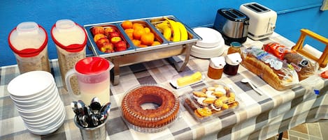 Petit déjeuner continental compris tous les jours