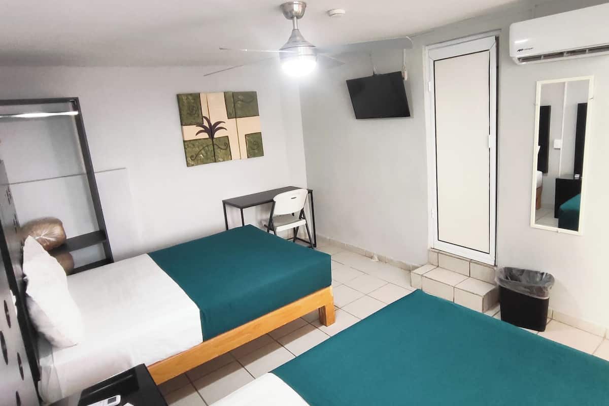 Comfort Room, 2 Double Beds, Non Smoking | 1 bedroom, iron/ironing board, free WiFi, bed sheets