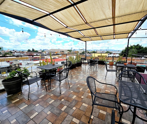 Rooftop terrace - Hotel del Refugio (Guadalajara)