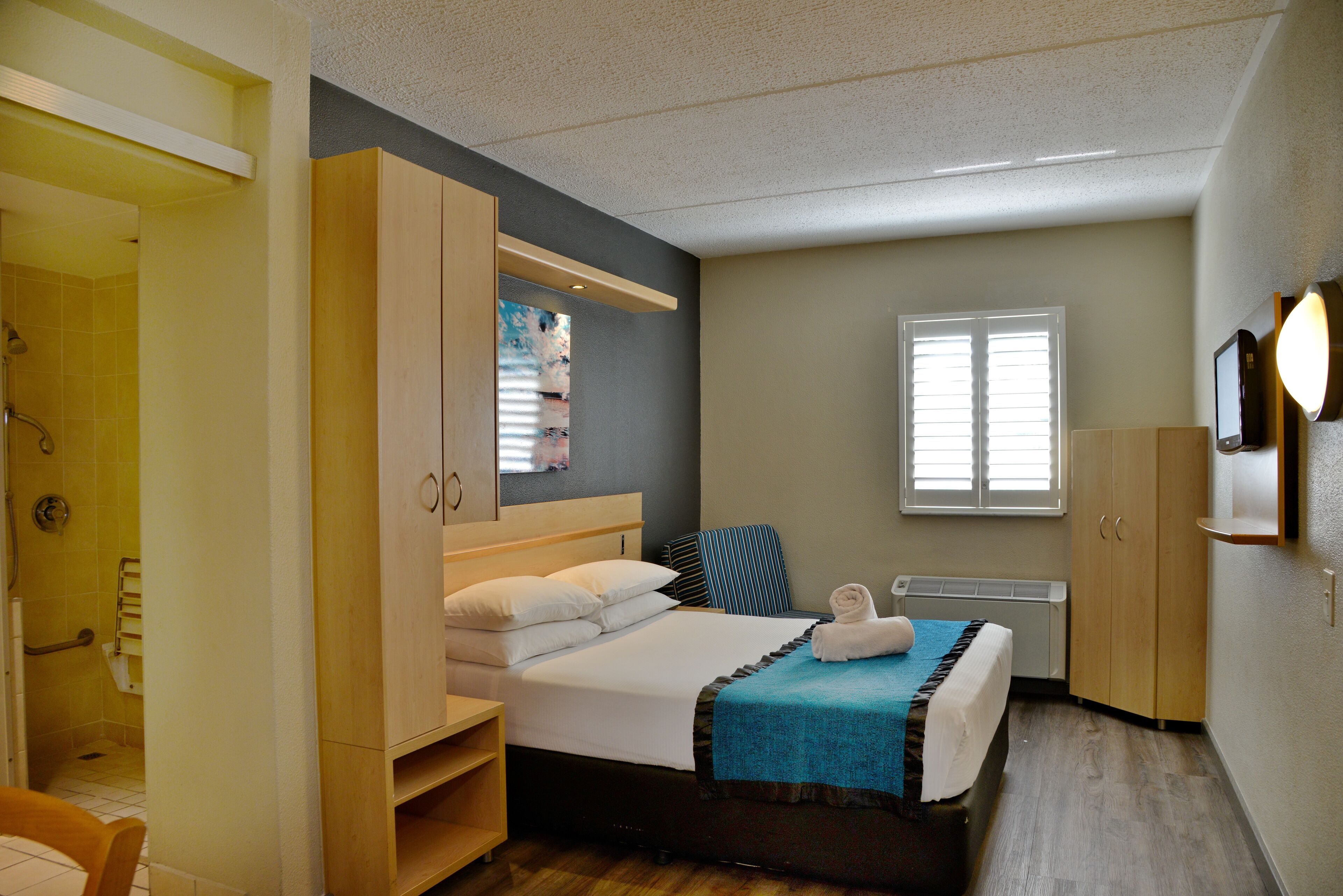 desk, laptop workspace, blackout curtains, soundproofing