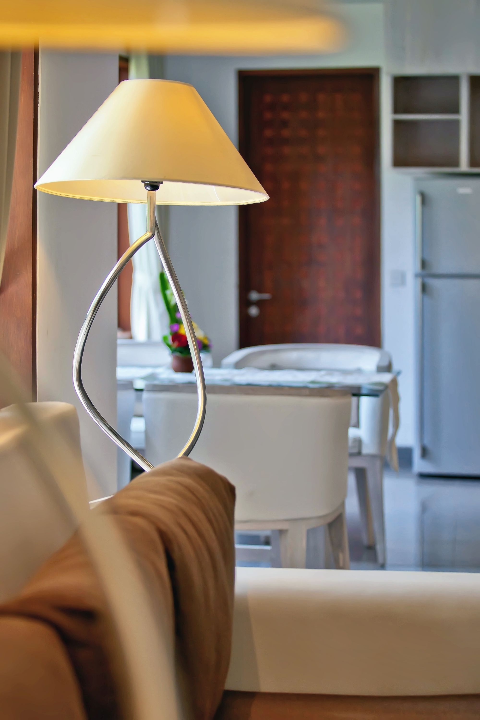 deluxe room, river view | living room | lcd tv