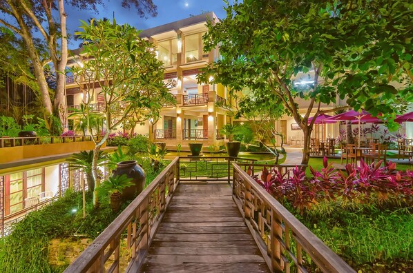 Front of property – evening/night - Labak River Hotel by EPS (Ubud)