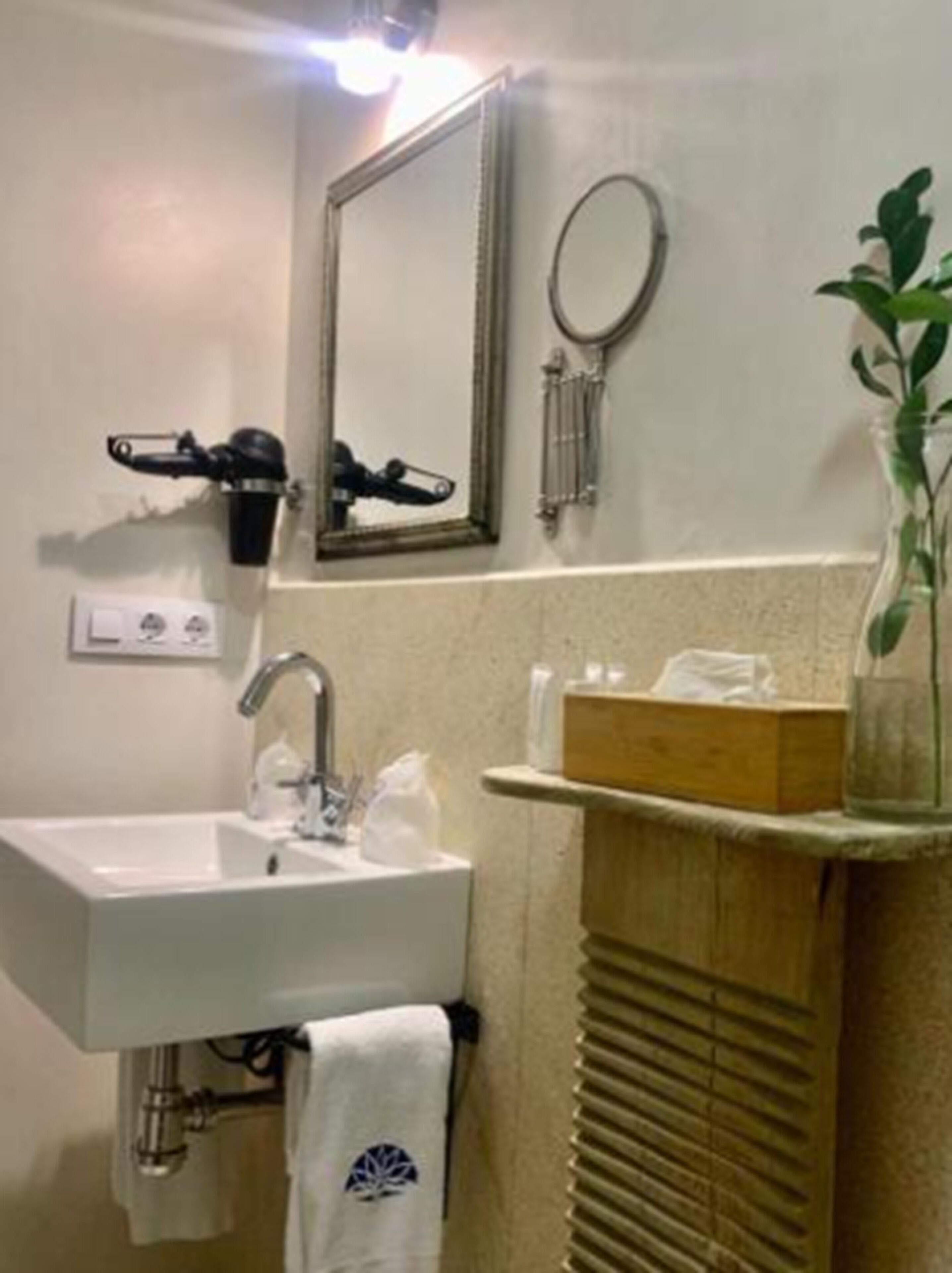 standard double room (ground floor) | bathroom | free toiletries, hair dryer, towels
