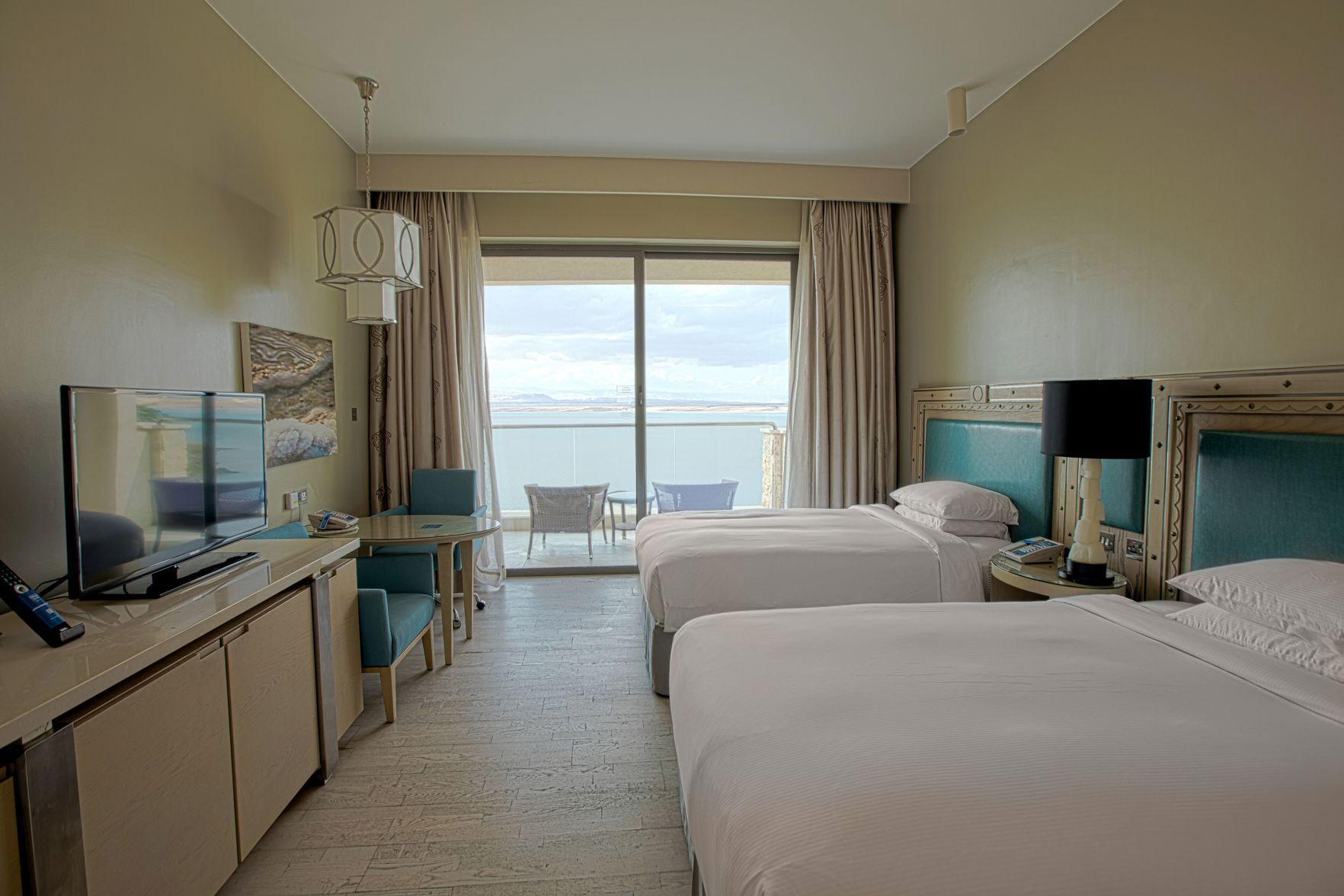 In-room safe, blackout drapes, soundproofing, free cribs/infant beds