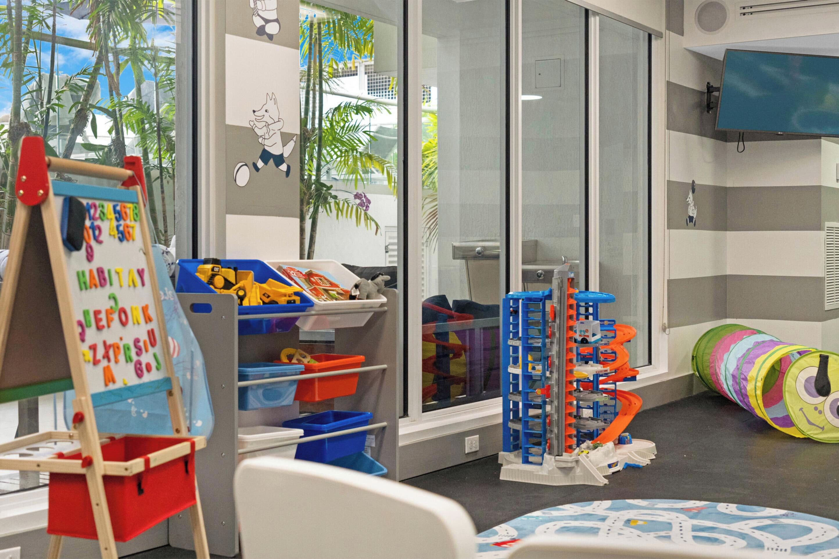 พื้นที่เล่นสำหรับเด็ก - ในร่ม