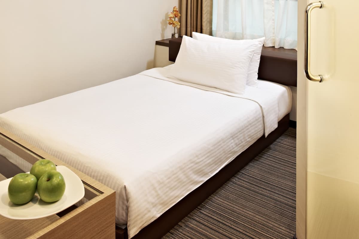 Kamar Single Standar | Brankas, setrika/meja setrika, Wi-Fi gratis, dan seprai linen