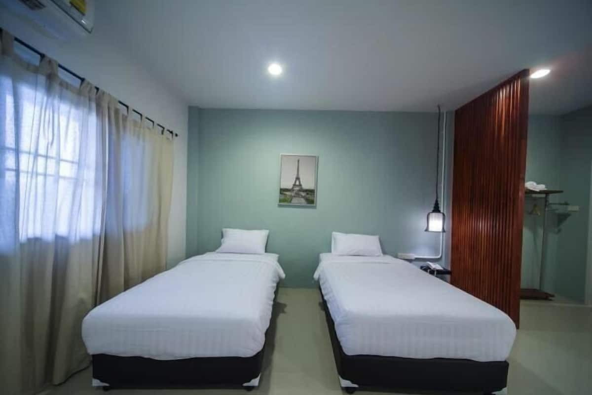 1 kamar tidur, minibar gratis, tirai kedap cahaya, dan Wi-Fi gratis