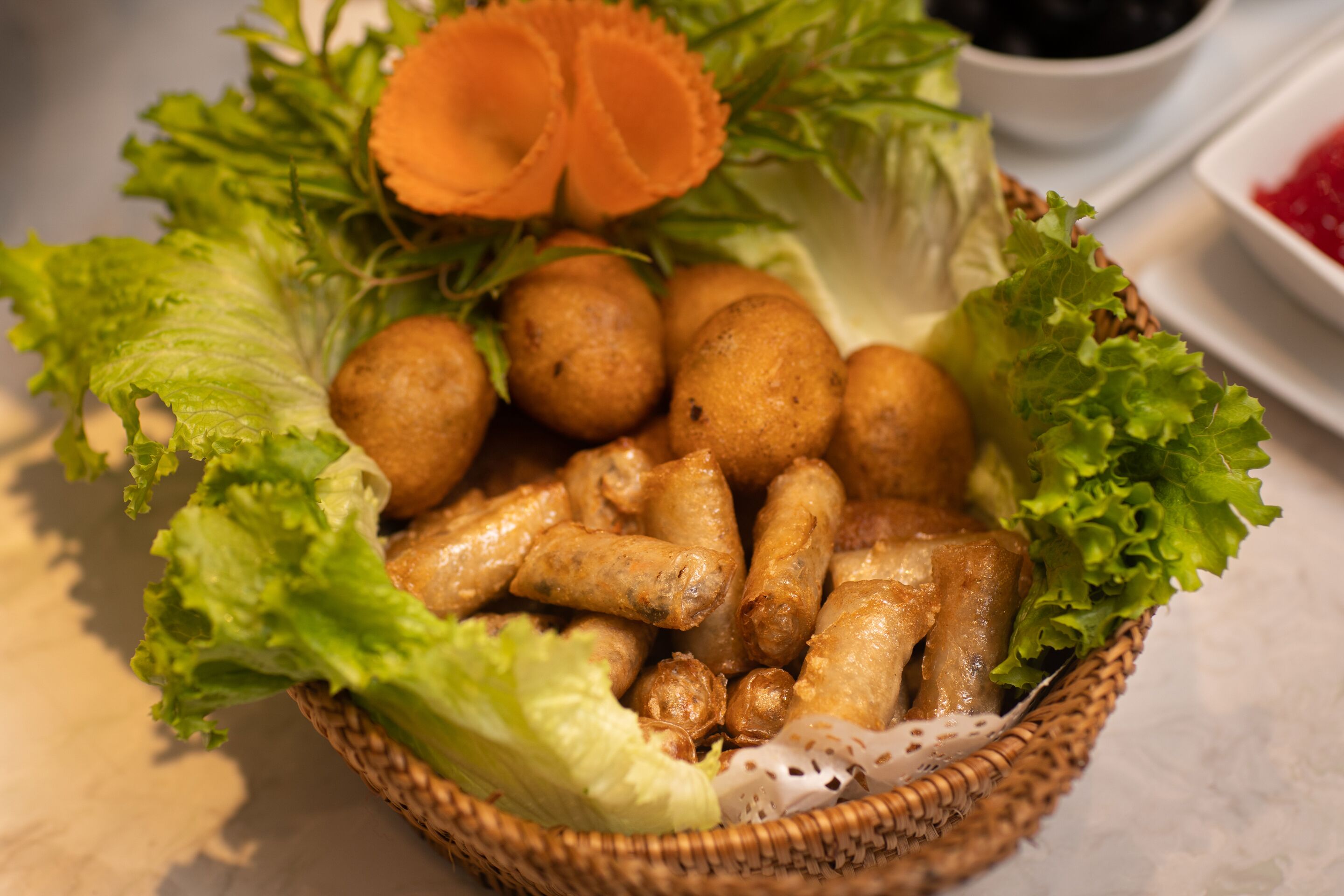 뷔페 아침 식사