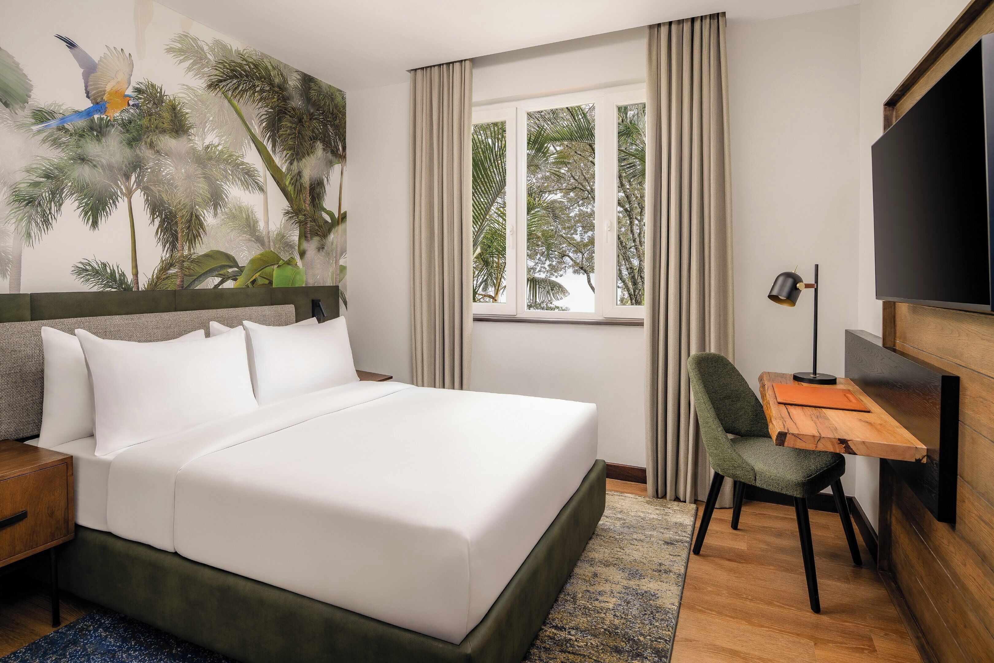 Literie de qualité supérieure, coffres-forts dans les chambres