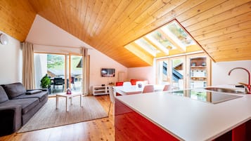 Comfort Apartment, 2 Bedrooms | Living area | Flat-screen TV