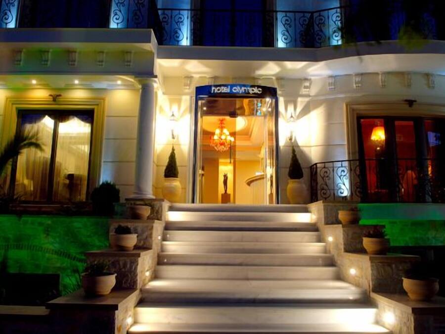 Front of property - evening/night