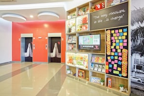Interior entrance