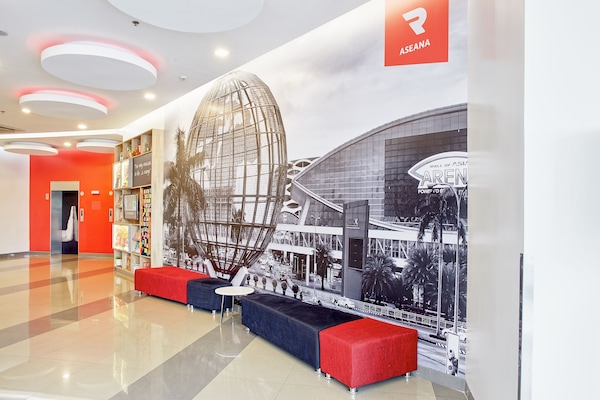 Sitteområde i lobbyen