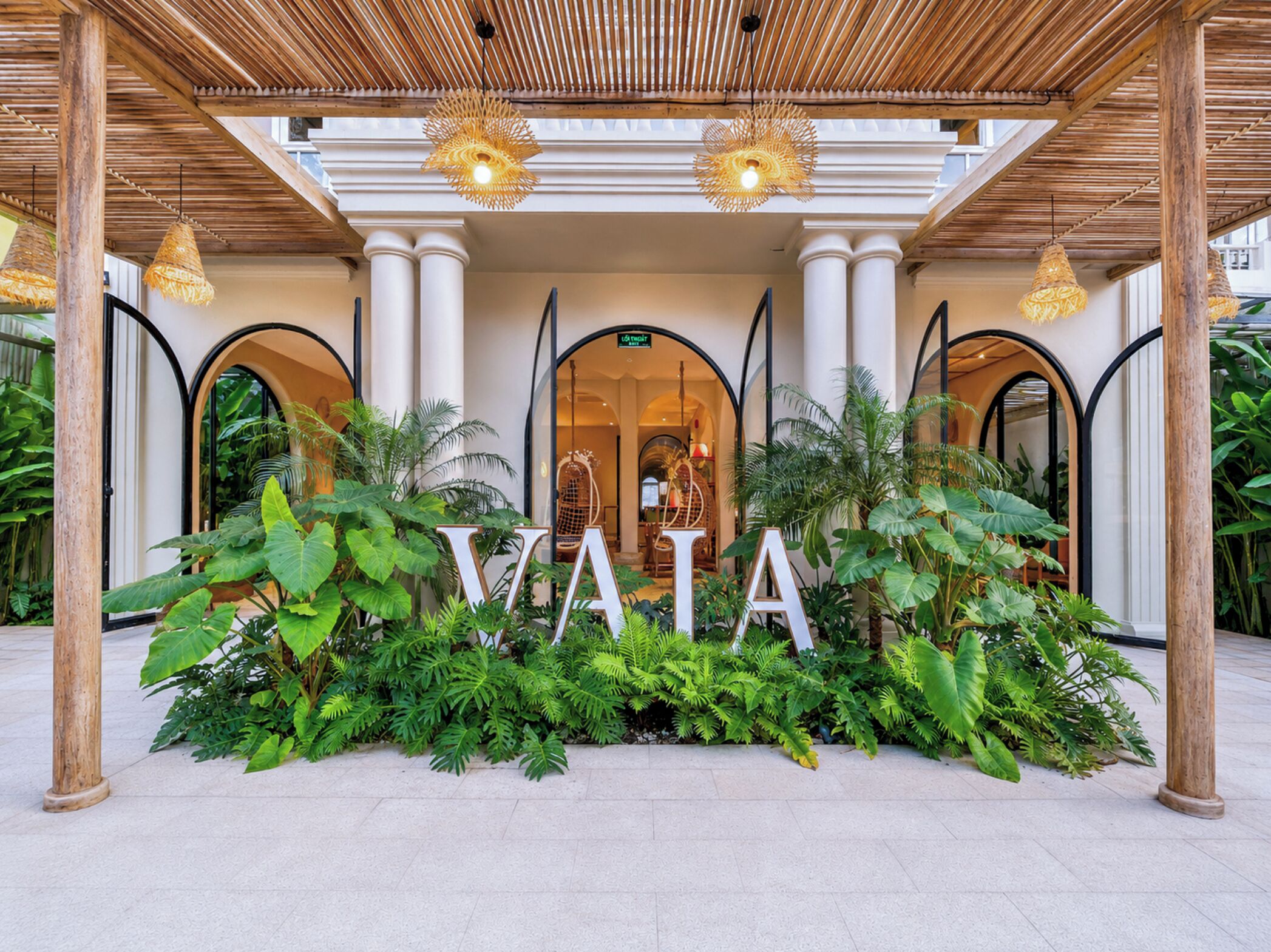 Entrada de la propiedad