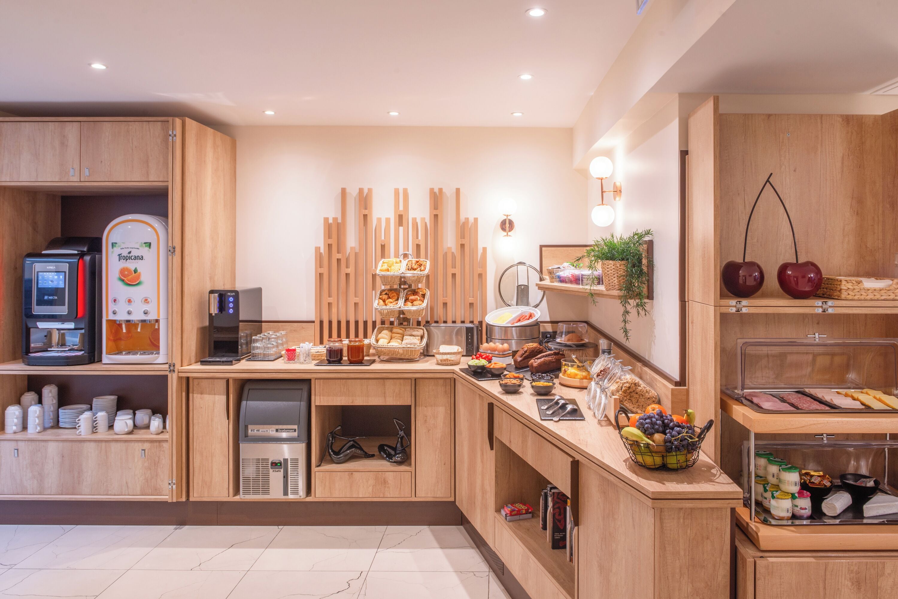 daily buffet breakfast (eur 16.00 per person)