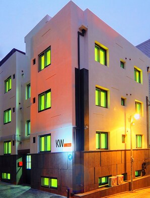 Front of property - evening/night