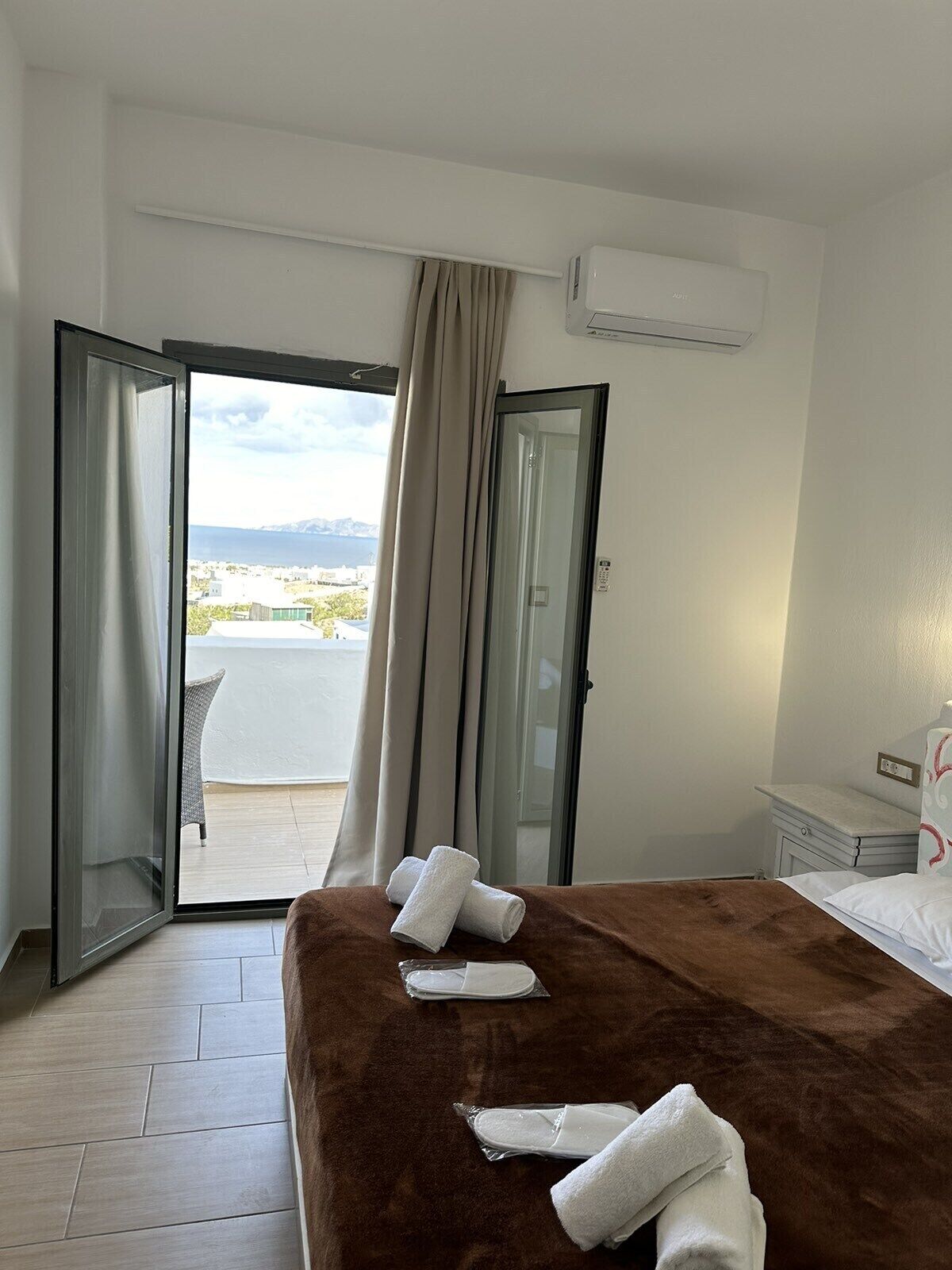 double room, sea view | in-room safe, blackout curtains, soundproofing, iron/ironing board