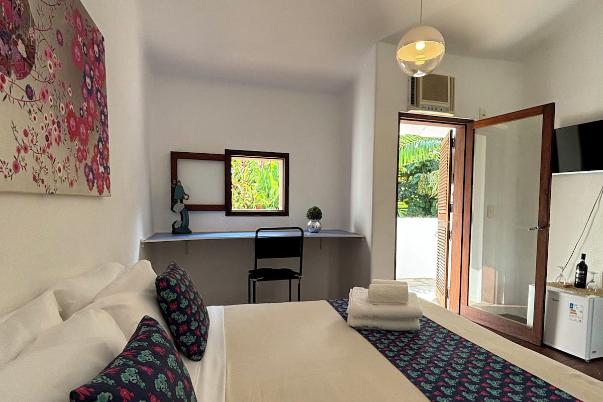 Standard Room, 1 Queen Bed Azul | 1 Schlafzimmer, Bettwäsche aus ägyptischer Baumwolle