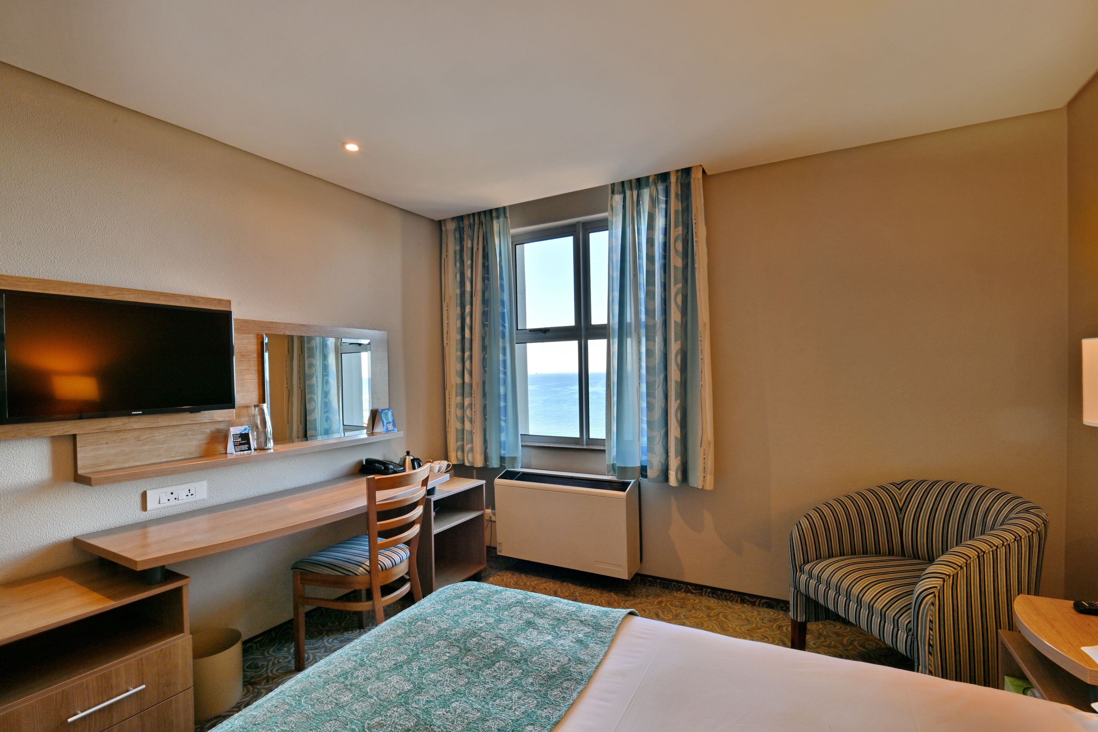 in-room safe, desk, blackout curtains, soundproofing