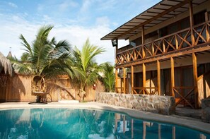 Blick von der Unterkunft