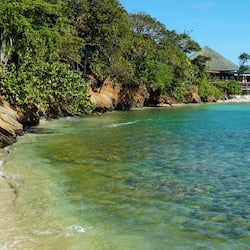 Private beach, beach towels