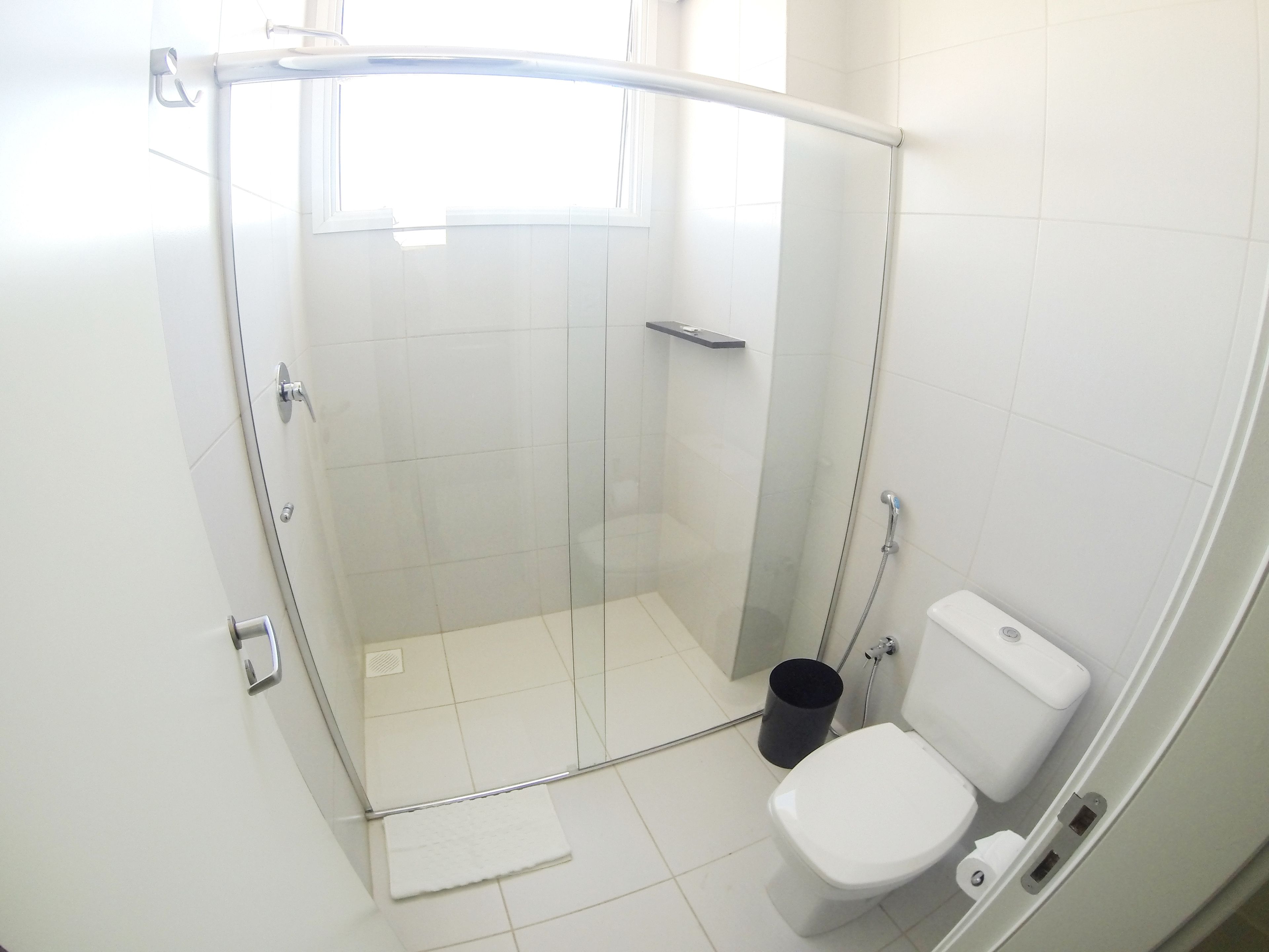 standard single room | bathroom | shower, free toiletries, hair dryer, towels