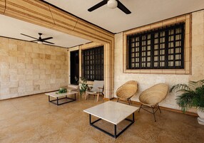 Fachada de la propiedad