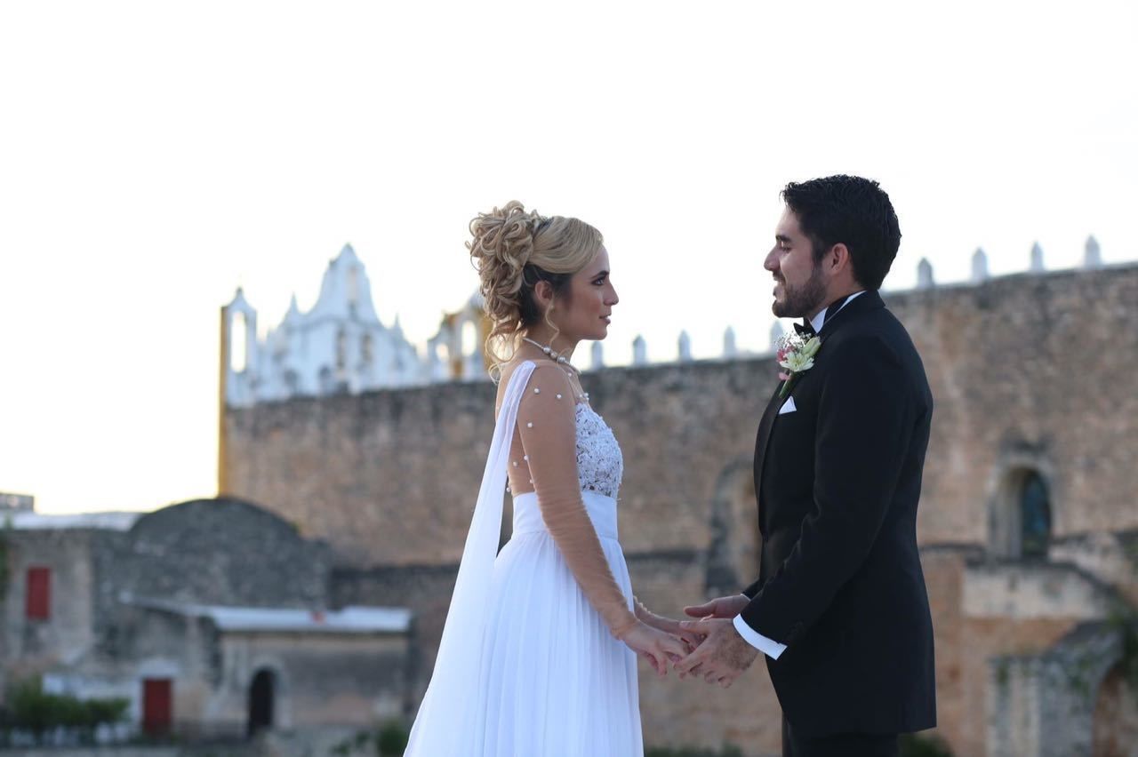 outdoor wedding area