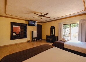 Grand Quadruple Room | Individually furnished, iron/ironing board, free WiFi, bed sheets