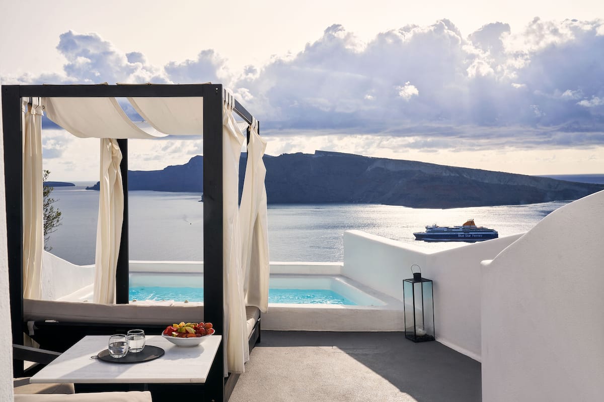 Suite, Private Pool, Sea View | Terrace/patio