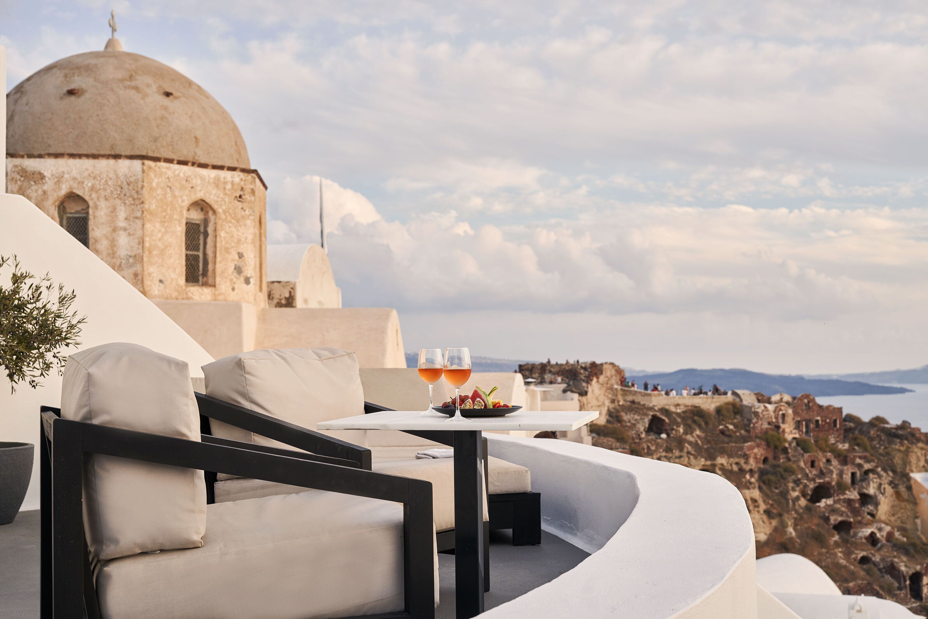 Double Room, Sea View (Caldera View) | Terrace/patio