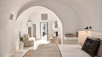 Suite, Private Pool, Sea View | Minibar, in-room safe, blackout curtains, soundproofing